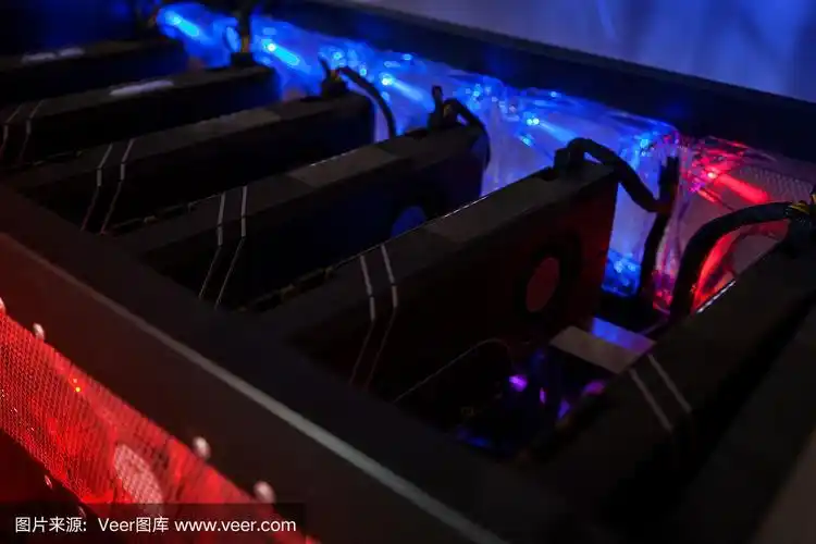 Professional miner inspecting a high-performance mining rig