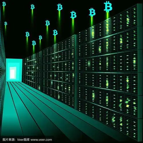 Large-scale Dogecoin mining farm with hosted mining rigs